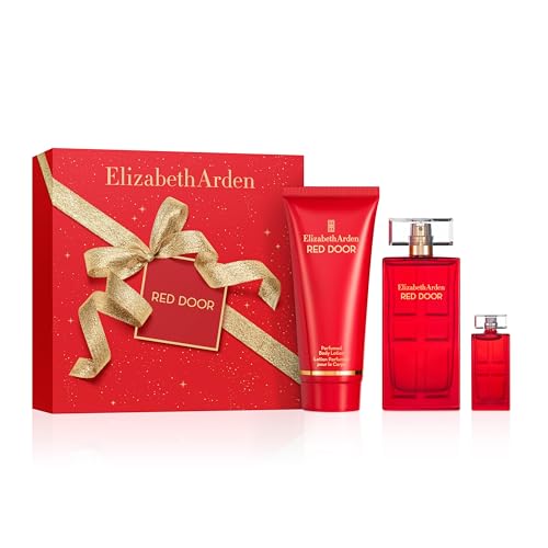 Elizabeth Arden Red Door Set Trio Eau de Toilette 50 ml, Körperduft, blumiger Duft, Reisegröße, Geschenk für Damen von Elizabeth Arden