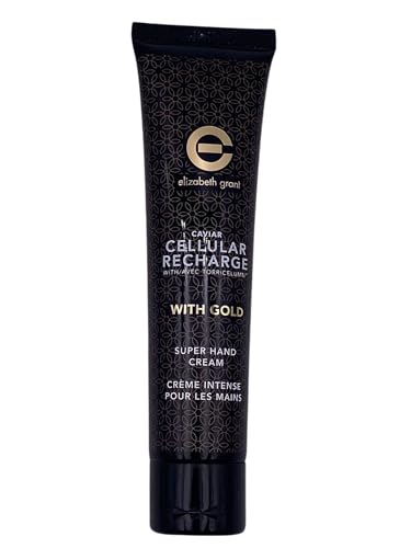 ELIZABETH GRANT Caviar Cellular Recharge with Gold Handcreme 100ml Tube mit Gold & Kaviarextrakt - Für strahlende, intensiv hydratisierte Haut von Elizabeth Grant