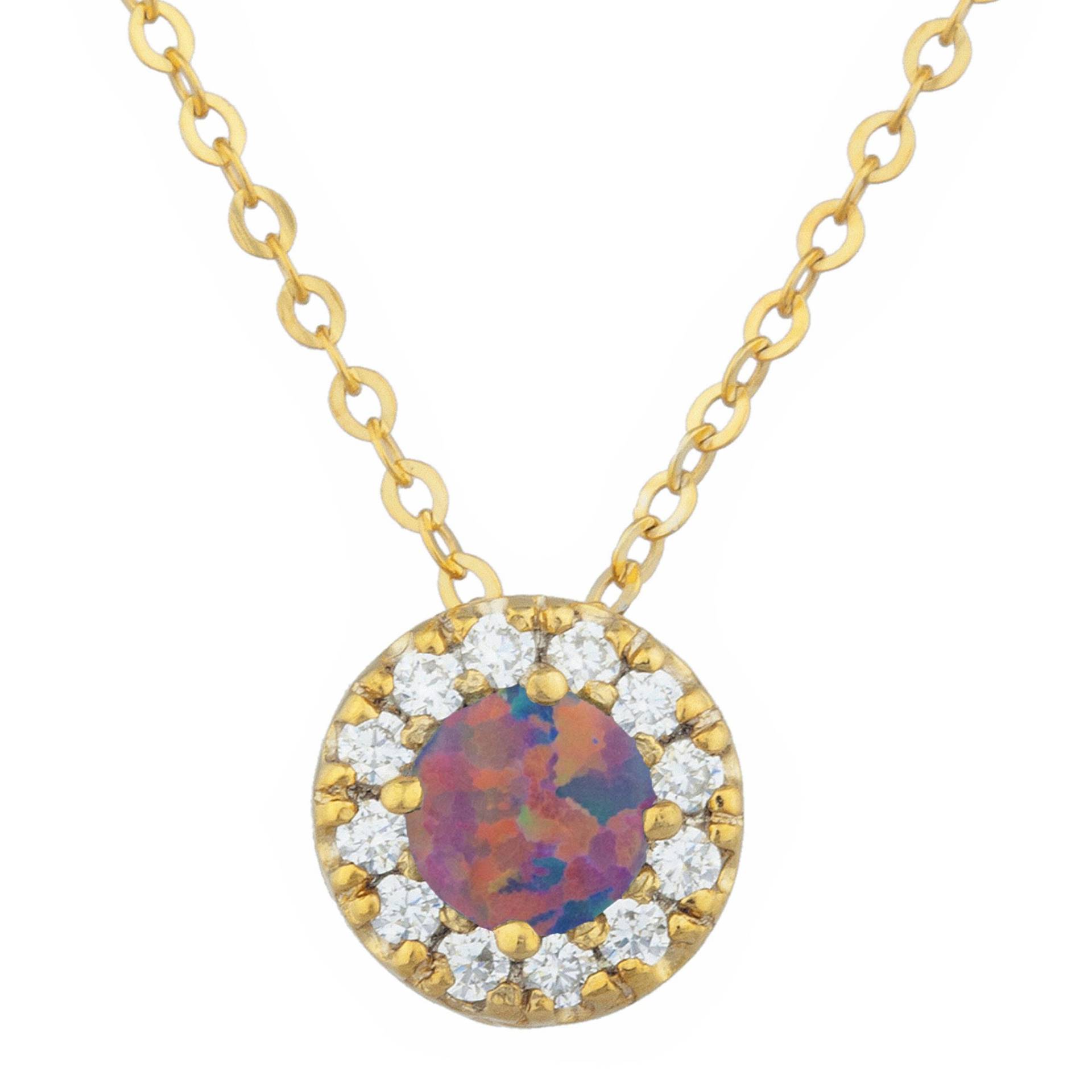 14Kt Gold Schwarz Opal Halo Design Anhänger Halskette Geschenk Für Ihre Zierliche Brautjungfer Braut Hochzeitsschmuck von ElizabethJewelryInc