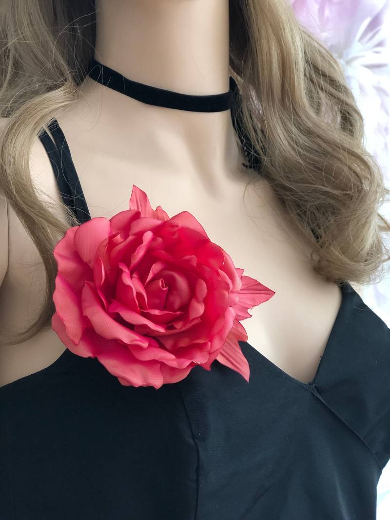 Brosche Blume Ansteckblume Rose Pink Orange Hochzeit Kleid Kleidschmuck Ballkleid Blumenbrosche Anstecker Brosche Blume Ansteckblume Rose Pink Orange Hochzeit Kleid Kleidschmuck Ballkleid Blumenbrosche Anstecker von Elizabethmode