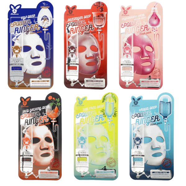 Elizavecca - Deep Power Ringer Mask Pack Set (Random Flavor) - 4pcs - 4stücke von Elizavecca