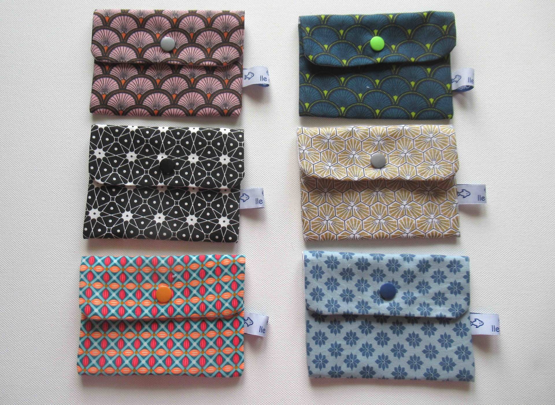 stofftaschentuchtasche, Taschentuchetui, 2-Fach-Taschen Für Saubere Und Schmutzige Taschentücher stofftaschentuchtasche, Taschentuchetui, 2-Fach-Taschen Für Saubere Und Schmutzige Taschentücher von ElizelZeroDechet