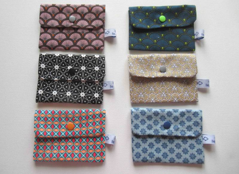 stofftaschentuchtasche, Taschentuchetui, 2-Fach-Taschen Für Saubere Und Schmutzige Taschentücher stofftaschentuchtasche, Taschentuchetui, 2-Fach-Taschen Für Saubere Und Schmutzige Taschentücher von ElizelZeroDechet