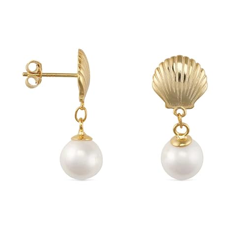 18 Karat Gold Muschelperle Meerjungfrau Ohrstecker Weiße Perle Ohrringe Schmuck Gold Tropfen Anhänger Ohrringe Zierliche minimalistische Boho Ohrring 18 Karat Gold Muschelperle Meerjungfrau Ohrstecker Weiße Perle Ohrringe Schmuck Gold Tropfen Anhänger Ohrringe Zierliche minimalistische Boho Ohrring von Elk & Bloom