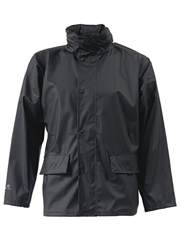 Elka 026300 Dry Zone PU Regenjacke L Schwarz von Elka