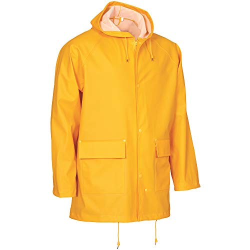 Elka Rainwear-PU/PVC-Regenjacke-Elements-306600-gelb-EN ISO 343 Kl.3-mit Wetterschutzleiste Größe XXL von Elka