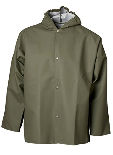 Elka Regenjacke PVC Light in Oliv und Orange XXXL Oliv von Elka