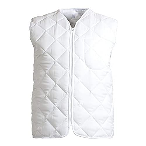 Elka Unisex Made in Europe Thermo Lux Weste, XS, weiß-weiß von Elka