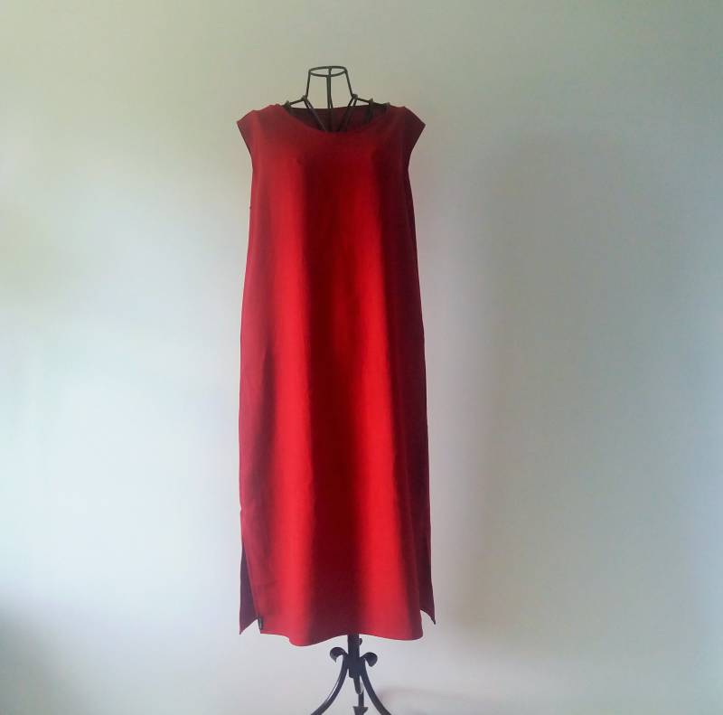 Leinenkleid in A-Linie von ElkeBettinDesign