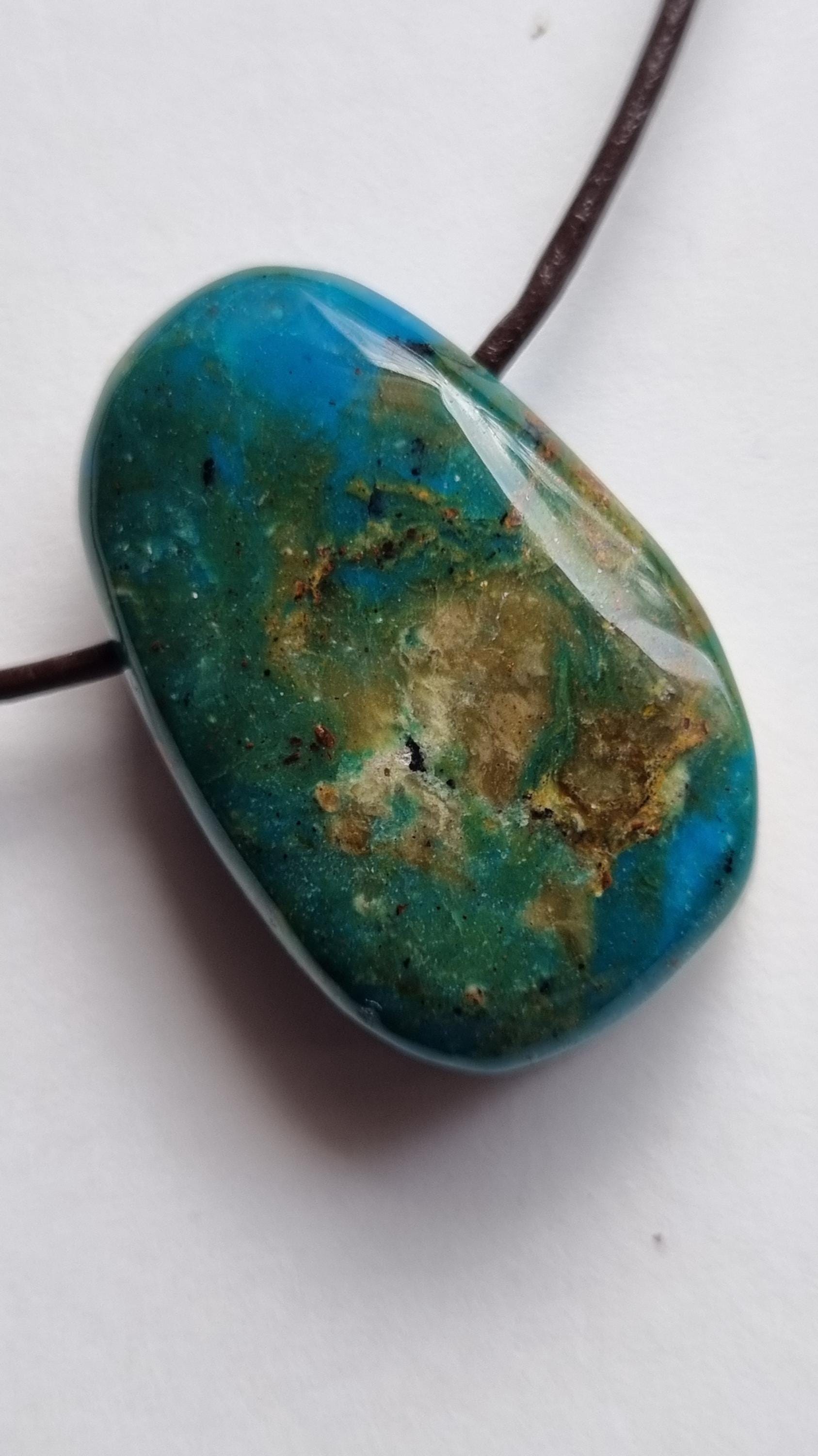 Atacama-Opal | Nord Chile Mit Lederband, Selten Und Traumhaft Schön von ElkesEdelsteinstube
