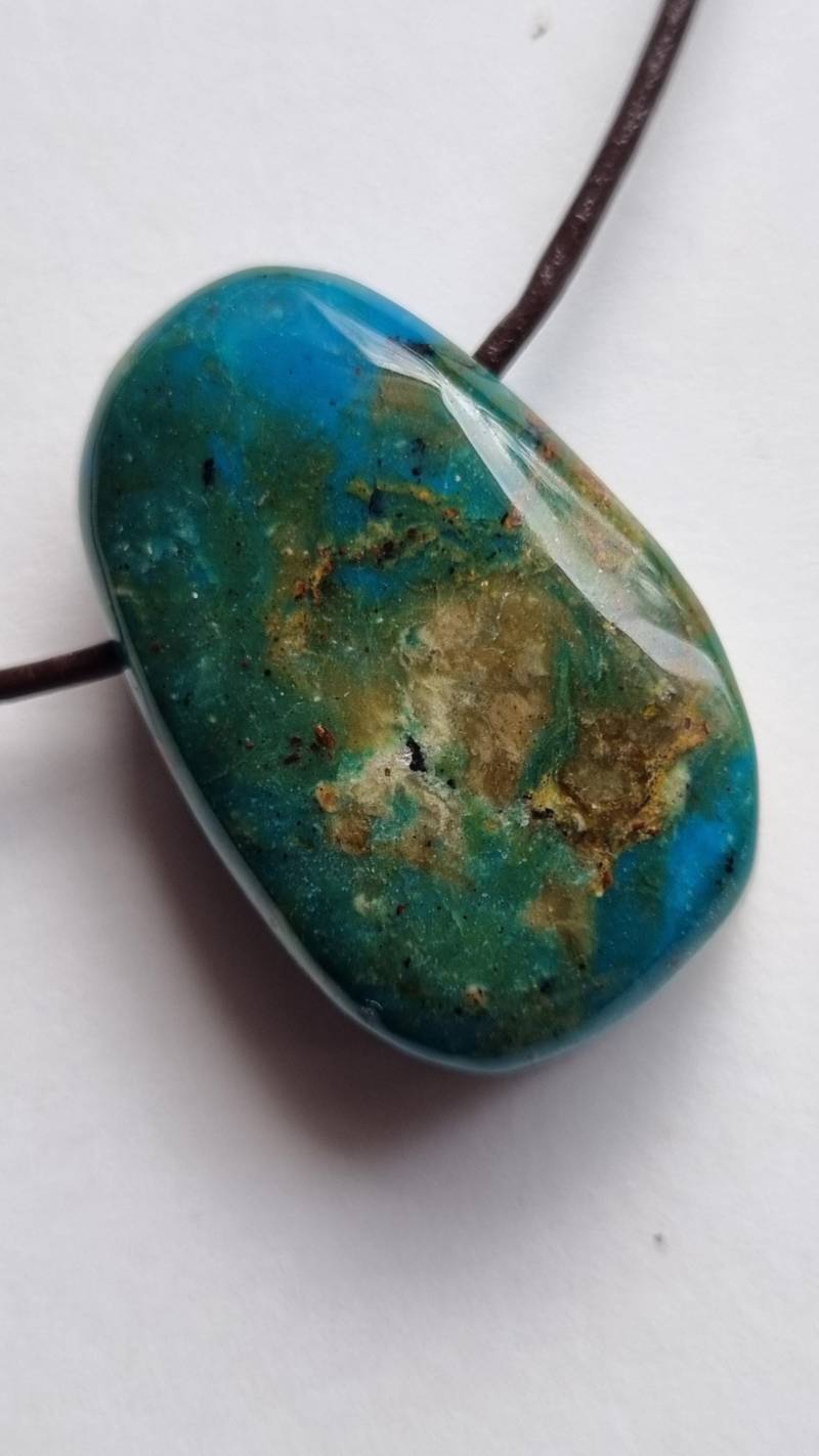 Atacama-Opal | Nord Chile Mit Lederband, Selten Und Traumhaft Schön von ElkesEdelsteinstube