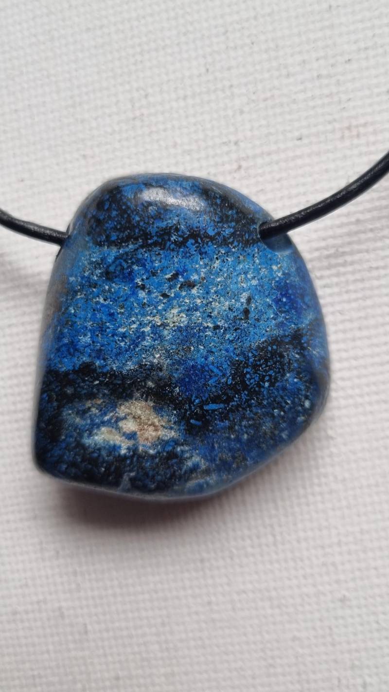 Azurit-Anhänger, Selten Und Wunderschön von ElkesEdelsteinstube