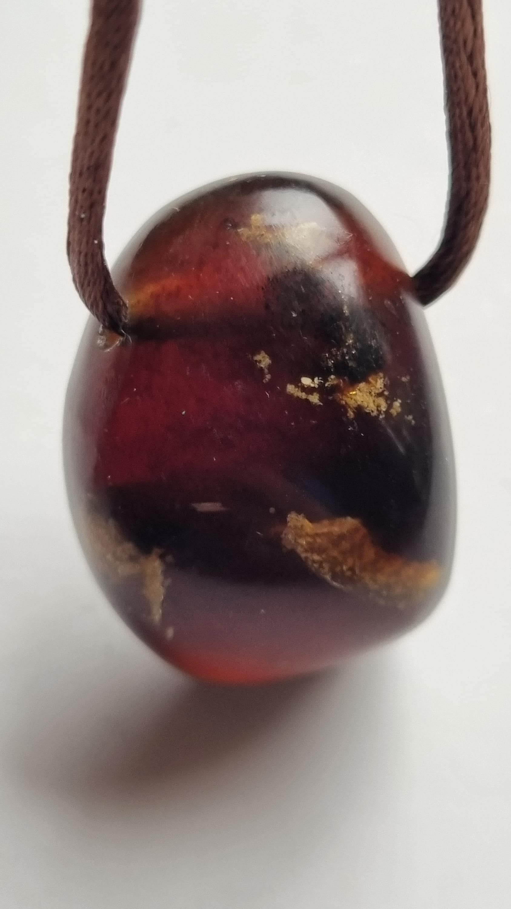 Bernstein Mit Seidenkordel von ElkesEdelsteinstube