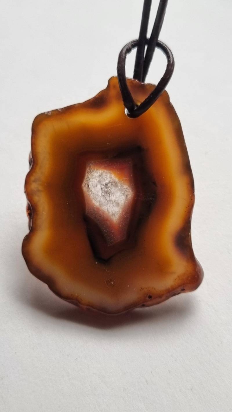 Condor-Achat Mit Lederband von ElkesEdelsteinstube