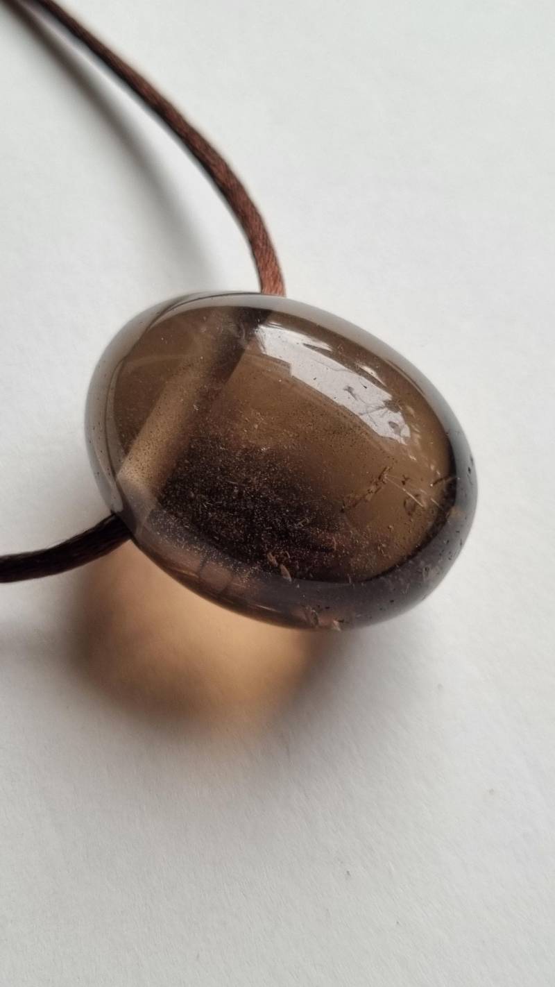 Rauchquarz Mit Seidenkordel von ElkesEdelsteinstube