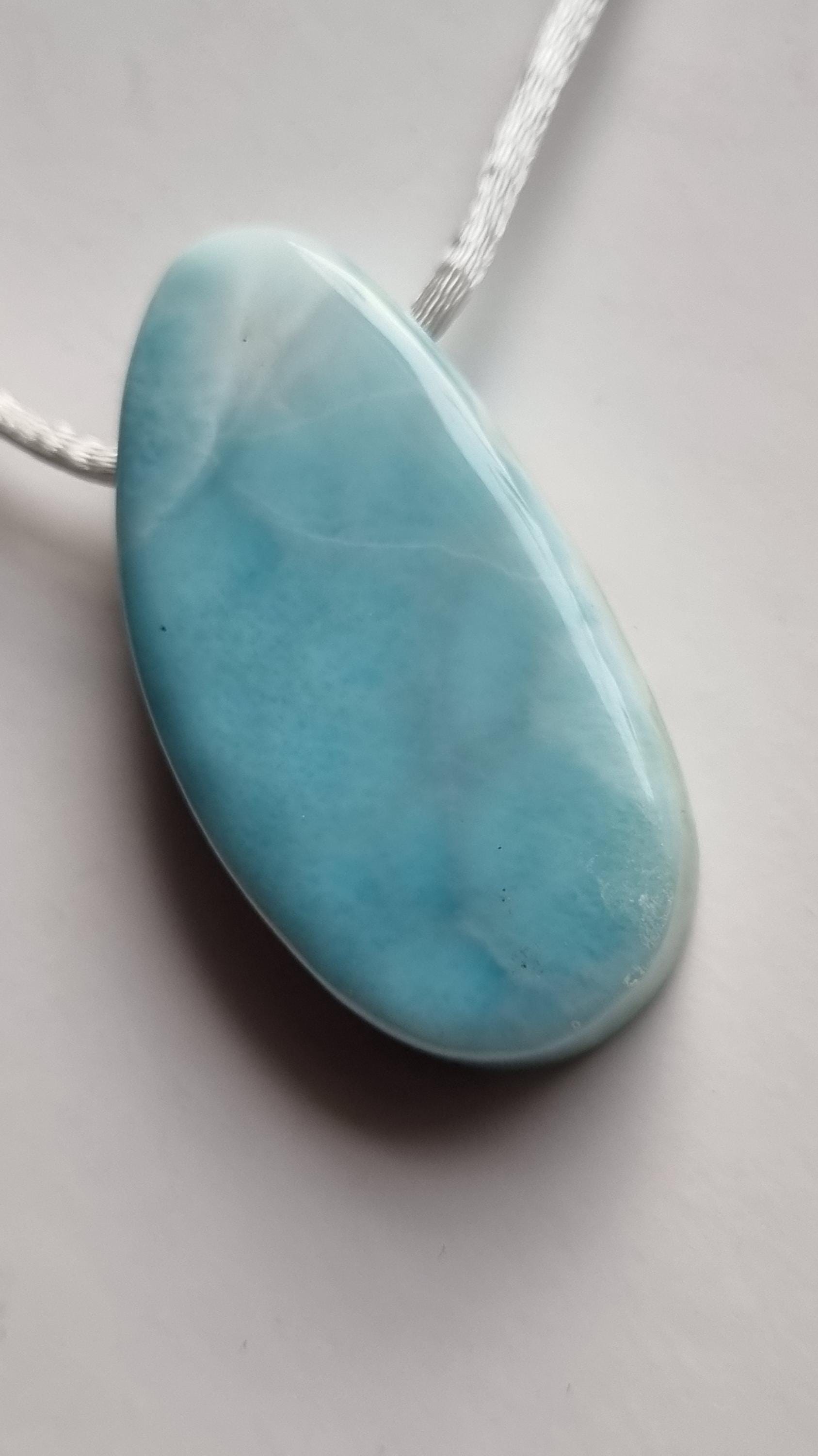 Traumhafter Larimar Mit Seidenkordel von ElkesEdelsteinstube