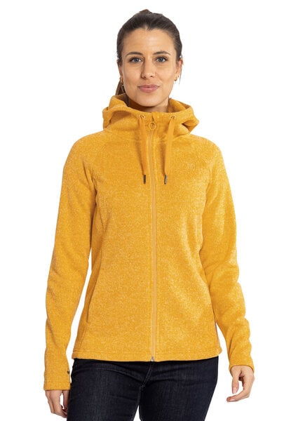 Elkline Damen Fleecejacke Pretty | warme Strickfleece Kapuzenjacke Übergangsjacke von Elkline