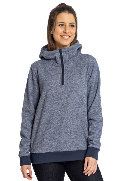 Elkline Damen Fleecepullover Smile Kapuzenpullover von Elkline