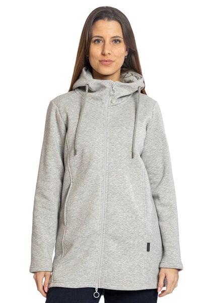 Elkline Damen Sweatmantel Elky halblang mit Kapuze Sweatjacke von Elkline