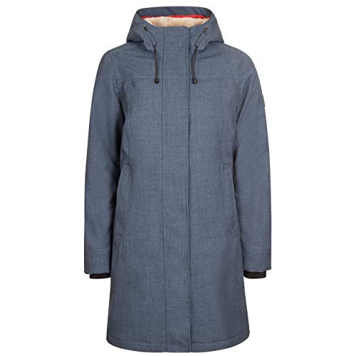 ELKLINE Damen Wintermantel Apres Ski | wasserdicht atmungsaktiv elegant Winterjacke halblang Kapuze 2019039, Farbe:bluegrey, Größe:44 von ELKLINE