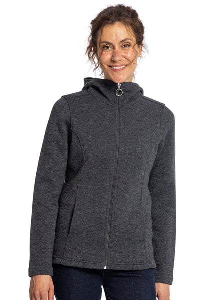 Elkline Damen Wollfleece Jacke Beyond warm und sportlich mit Kapuze von Elkline