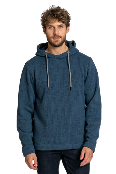 Elkline Elkine Herren Strickfleece Pullover Mars mit Kapuze aus recyceltem Material von Elkline