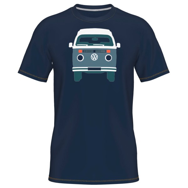 Elkline - Four Wheels To Freedom Baywindow - T-Shirt Gr XS blau von Elkline