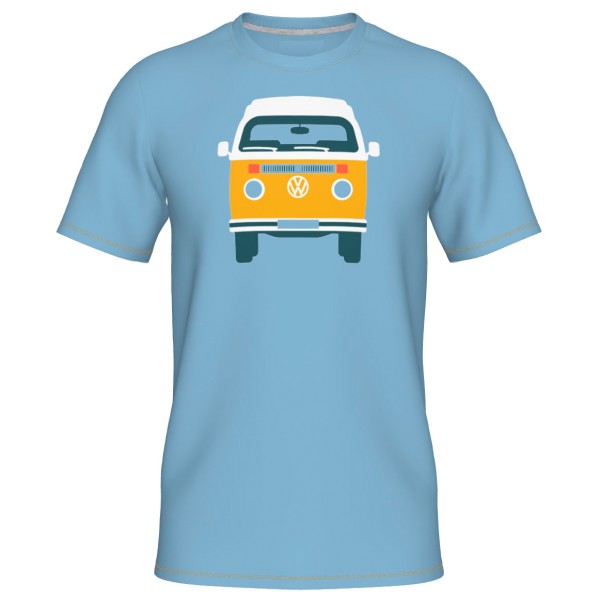 Elkline - Four Wheels To Freedom Baywindow - T-Shirt Gr XS blau von Elkline