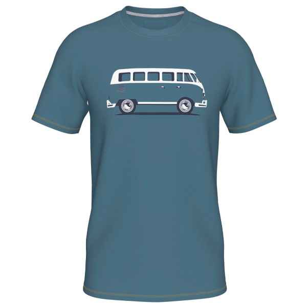 Elkline - Four Wheels To Freedom Big-T - T-Shirt Gr 4XL blau von Elkline