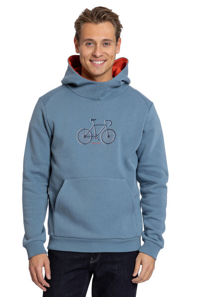 Elkline Herren Hoodie Dynamo | Kapuzenpullover Fahrrad Motiv Reflexdetails von Elkline