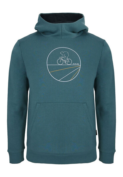 Elkline Herren Hoodie Fiets mit Kängurutasche aus Bio-Baumwoll Mix von Elkline