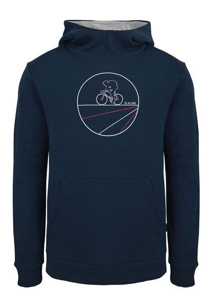 Elkline Herren Hoodie Fiets mit Kängurutasche aus Bio-Baumwoll Mix von Elkline