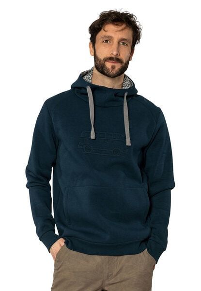 Elkline Herren Hoodie Lake Van mit VW-Bulli Stick | Kapuzenpullover | Känguru-Tasche von Elkline