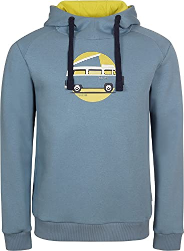 ELKLINE Herren Hoodie Team Player VW Bulli Print 1031093, Farbe:ashblue, Größe:3XL von ELKLINE