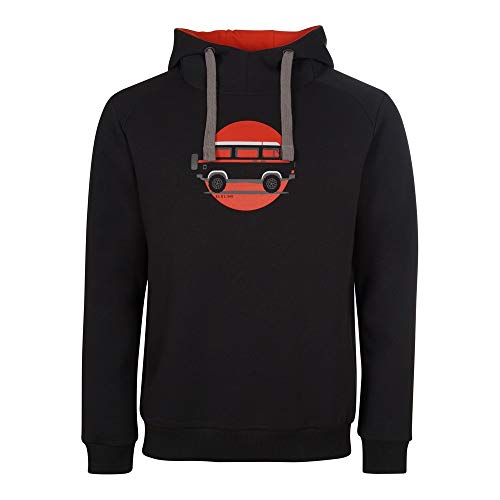 ELKLINE Herren Hoodie Team Player VW Bulli Print 1031093, Farbe:schwarz, Größe:3XL von ELKLINE