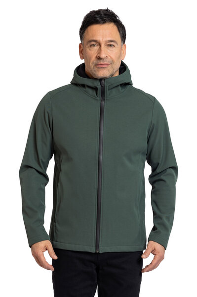 Elkline Herren Softshelljacke Serious mit Kapuze von Elkline