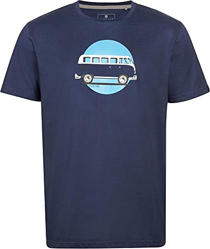 ELKLINE Herren T-Shirt Stimmt Alles VW-Bulli Print 1041195, Farbe:darkblue, Größe:XXL von ELKLINE