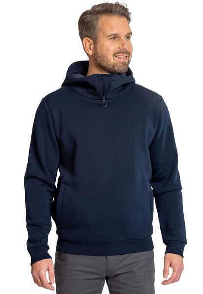 Elkline Herren Sweathoodie Get Up | Kapuzenpullover mit Stehkragen von Elkline