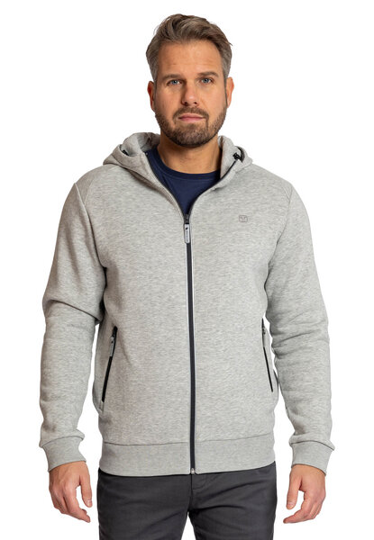 Elkline Herren Sweatjacke Superhighway | Basic Kapuzenjacke reflektierende Details von Elkline