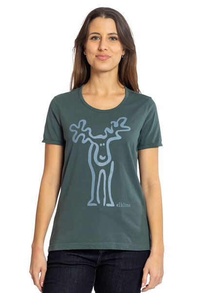 Elkline Herren T-Shirt Rudolfine | Neuauflage | Kurzarm Kult Elch Jersey Shirt Elkline von Elkline