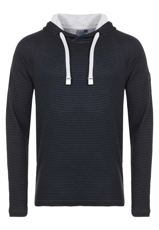 Elkline Hoodie Memo Basic Kapuzenpullover gestreift von Elkline