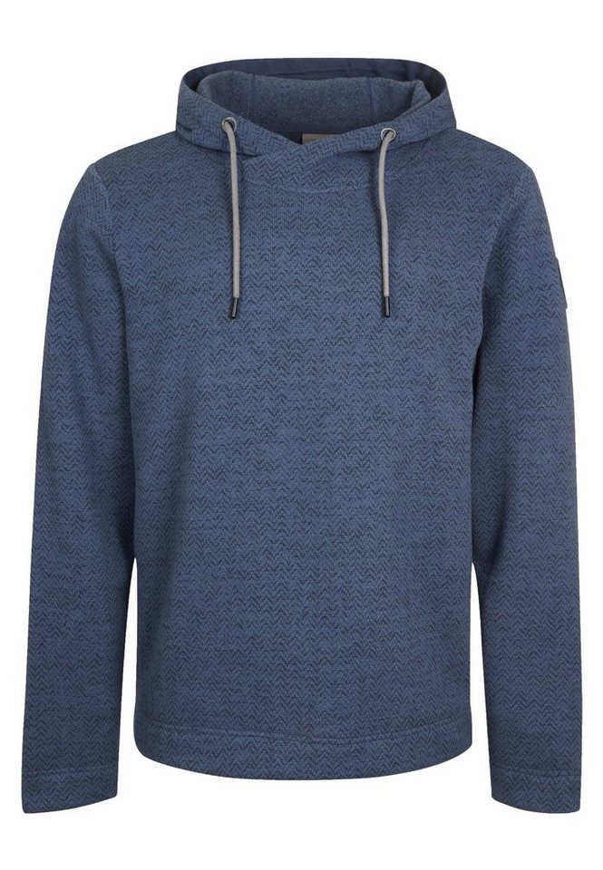 Elkline Kapuzenpullover Mars Basic Fleece Hoodie meliert wärmend mit Kapuze von Elkline