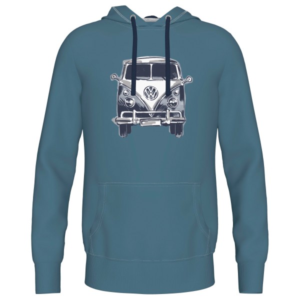 Elkline - Kid's Four Wheels To Freedom Highway - Hoodie Gr 116 blau von Elkline