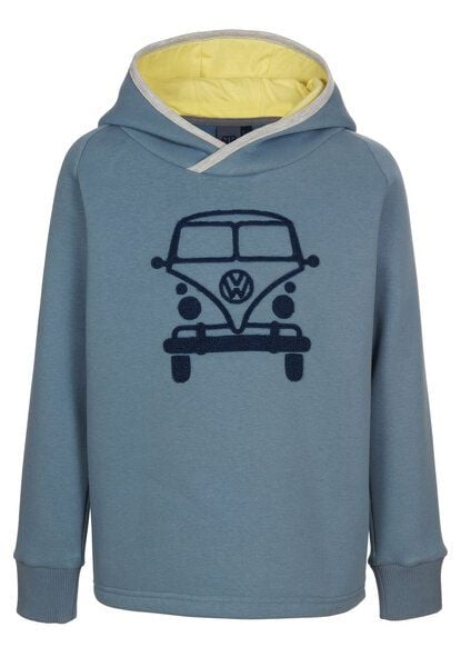 Elkline Kinder Hoodie Fablab | Bulli Stick in Frottieroptik auf der Brust | lizenziert von Volkswagen von Elkline