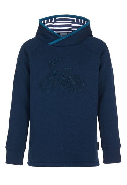 Elkline Kinder Hoodie Radstreifen | Unisex Pullover für Mädchen und Jungen | Bike Kapuzenpullover mit Fahrrad Print von Elkline