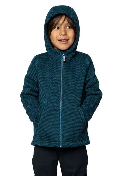 Elkline Kinder Strickfleecejacke Little Stranger | Fleecejacke gefüttert warm | Übergangsjacke reflektierend von Elkline