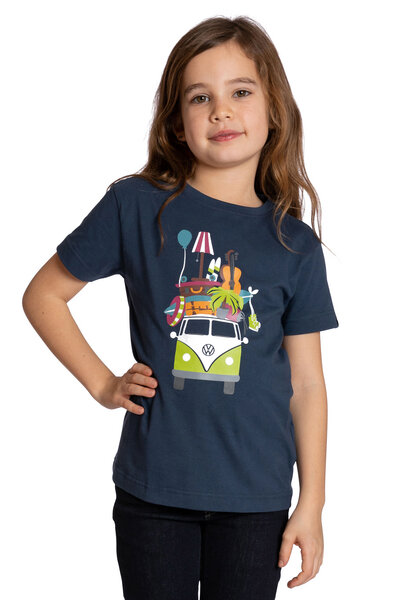 Elkline Kinder T-Shirt Huckepack | VW Bulli T-Shirt aus reiner Bio-Baumwolle von Elkline