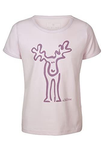 ELKLINE Mädchen T-Shirt Rudolfinchen 3241098, Farbe:lightpink-Malve, Größe:128-134 von ELKLINE