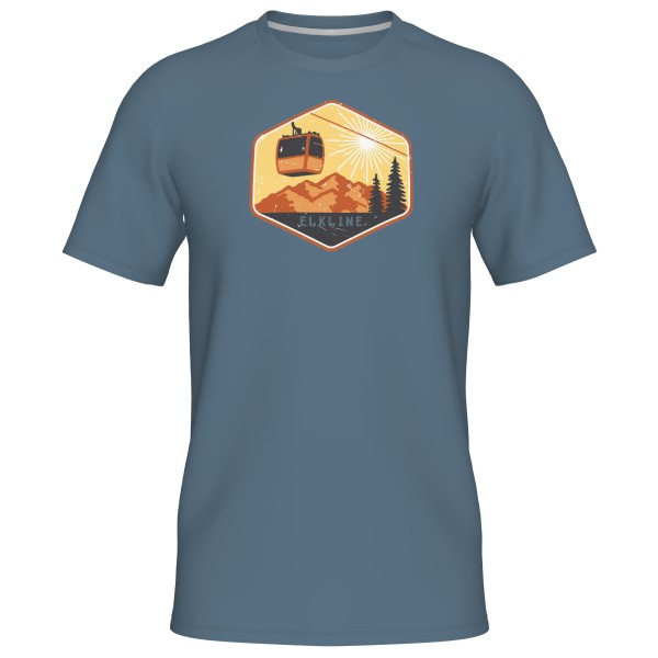 Elkline - Mittelstation - T-Shirt Gr L grau von Elkline