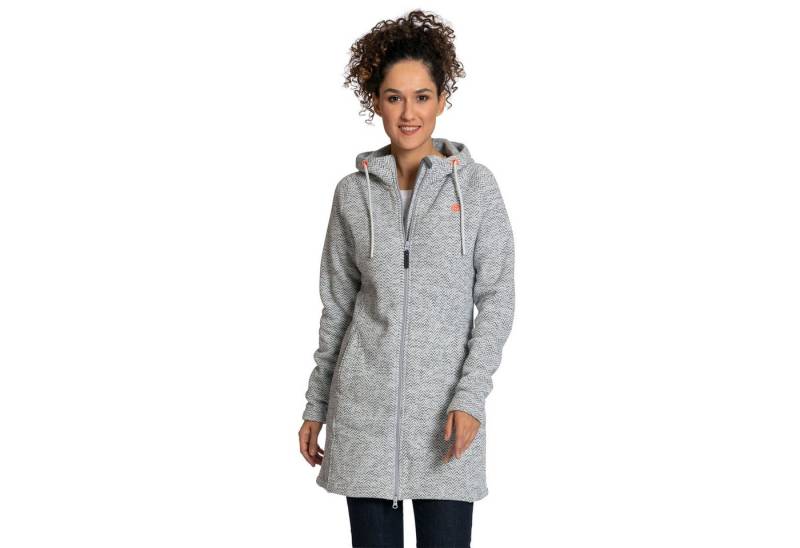 Elkline Outdoorjacke Elkline Durchgewärmt - Fleecemantel mit Kapuze für Damen von Elkline